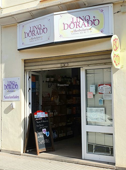 Lino Dorado at Herbolario Lino Dorado in La Gomera
