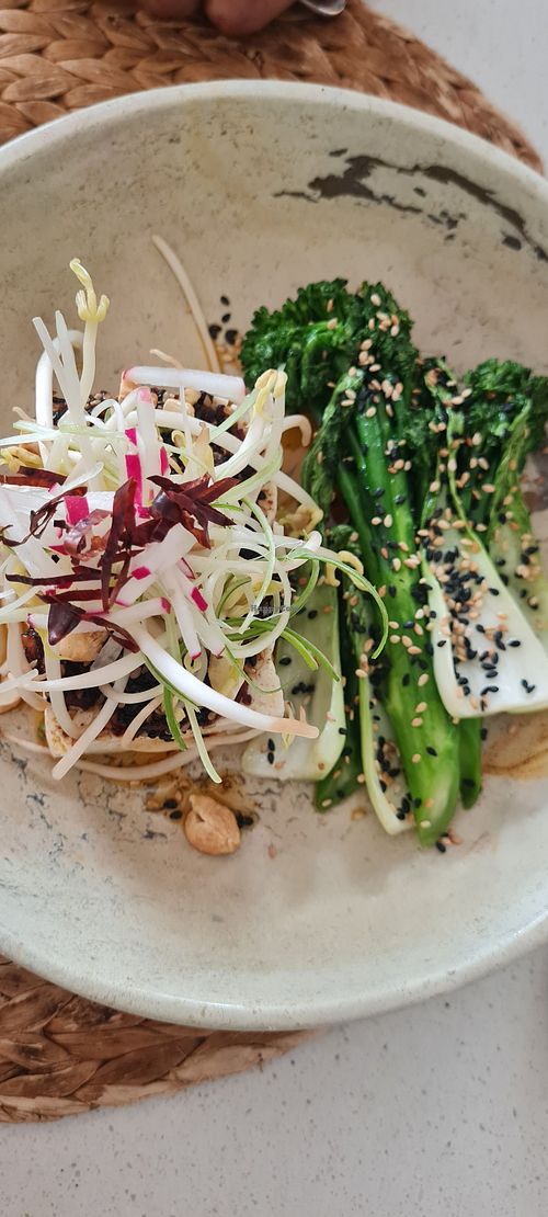 Honeycomb Tofu (steamed) at Boho Eatery in Nairobi