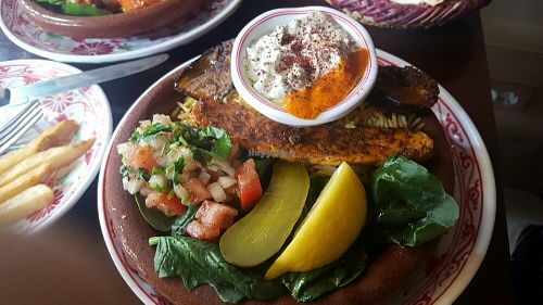 Vegan Morroco rice at Morococo Cafe - 모로코코 카페 in Seoul