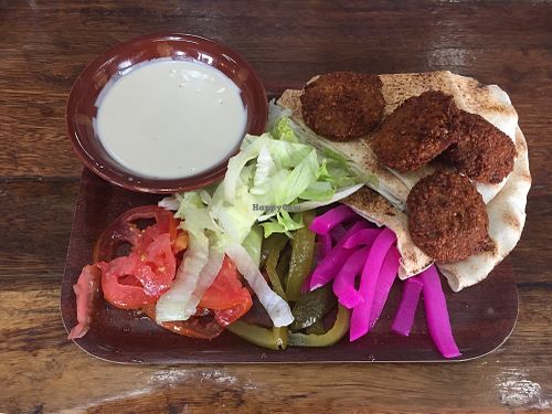 $7 Falafel Platter at A1 Bakery in Brunswick