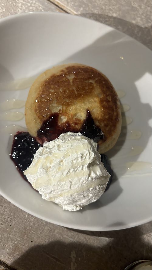 Vegan breakfast pancakes  at AIN SOPH.Journey in Kyoto