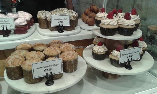 Cupcakes and cookies at By Chloe - Covent Garden in London