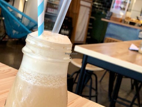 coffee smoothie with oat milk at Schröder's in Siegen