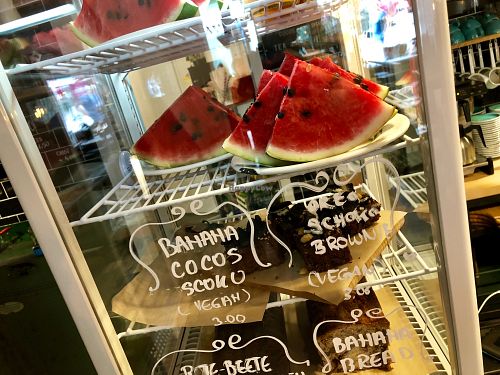 cake & melons at Schröder's in Siegen
