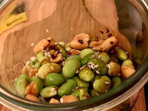 vegan rice edamame dish at Schröder's in Siegen