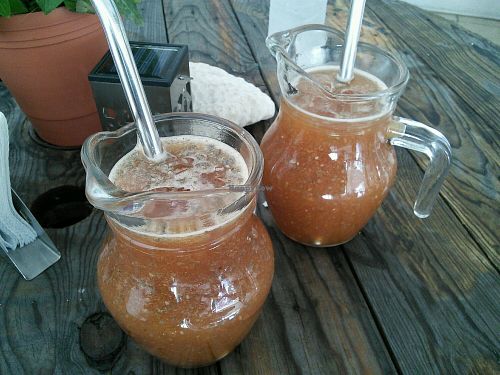 drinks at Nectar - Peace & Love Food in Playa Del Carmen