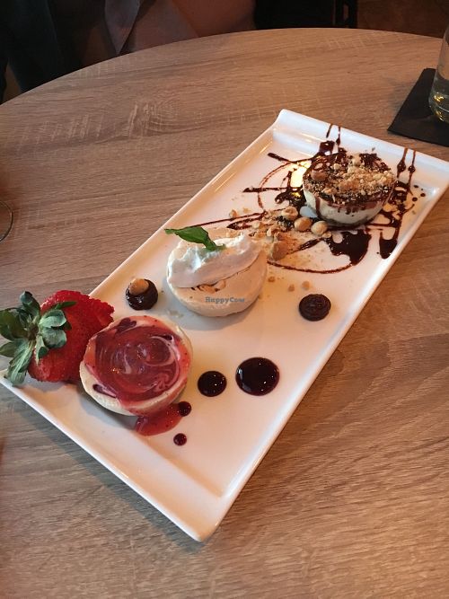 Raw vegan cheesecake at Generations Bistro & Bar in Greer