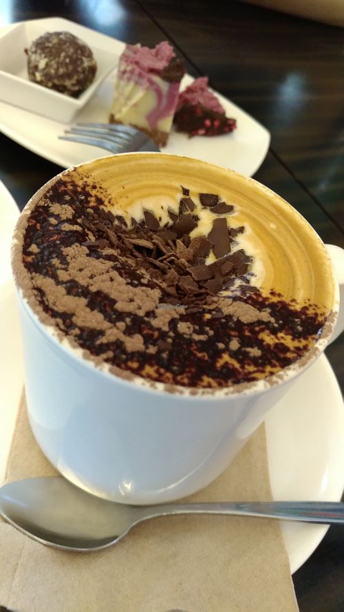 Soy cappuccino at ADL - Cocolat - T2 in Adelaide