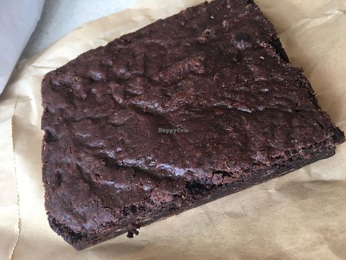 Vegan gluten free brownie was delicious  at SEA - Floret in Seattle