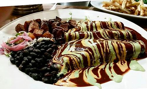 Enchiladas  at Village Taco in Alexandria