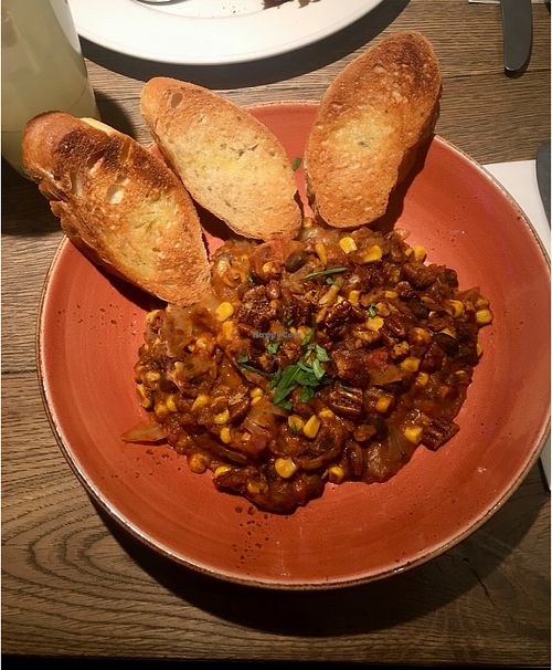 Bean stew at Hard Rock Cafe in Innsbruck