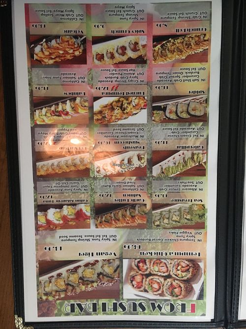 Vegan Menu at Huntington Ramen & Sushi in Fullerton