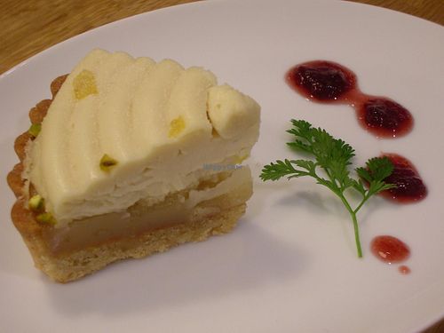 Lemon Tart. at The Biokura Cafe in Tokyo