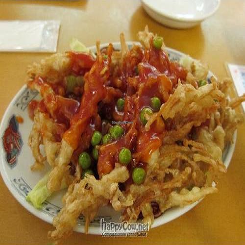 Frog made from floss silk mushroom at MOVED: Chien Fu in Tokyo