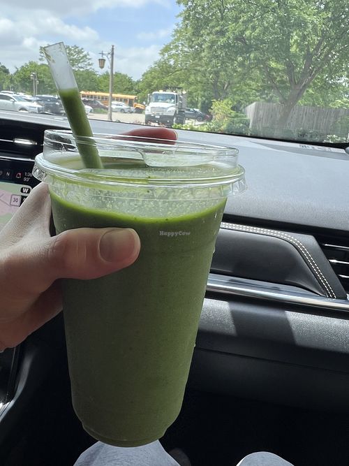 Malibu Smoothie (good, but a little icy)  at LF Juice in Lake Forest