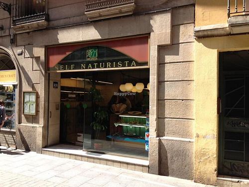 outside at Self Naturista in Barcelona