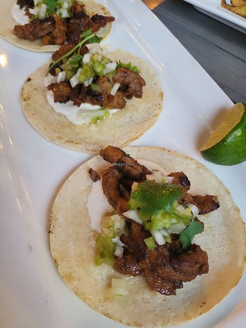 Steak Tacos at MeeT in Yaletown in Vancouver