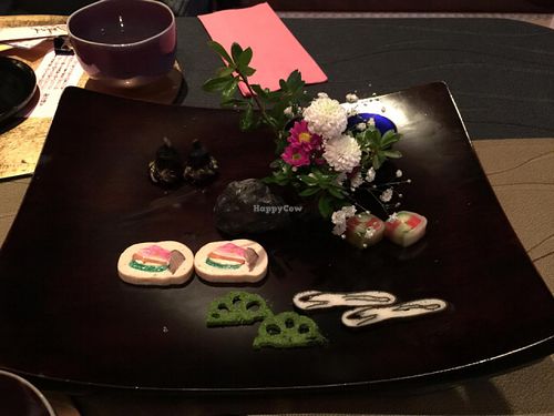 first course plate 2 at Kanga An in Kyoto