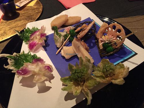 tempura at Kanga An in Kyoto