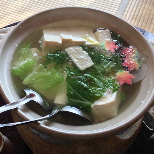 yu-dofu at Tofu Restaurant Seigen-in - 西源院 in Kyoto