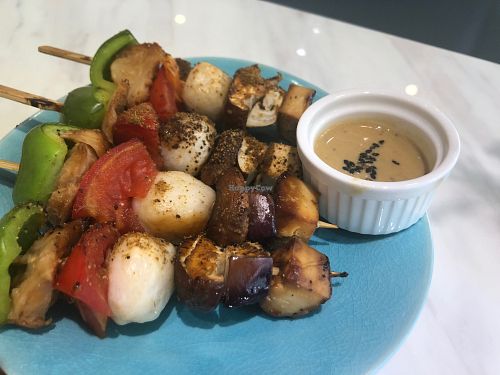 Hericium Mushroom Skewers at Brasston in Guangzhou