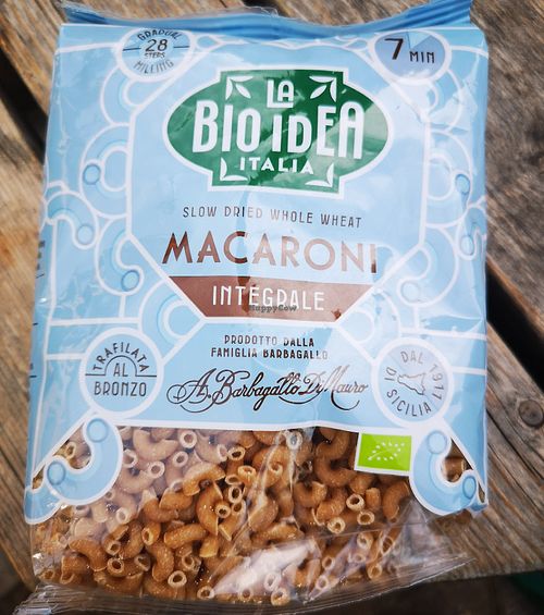 The only place I've found wholemeal macaroni! at The Wholefood Store in Manningtree