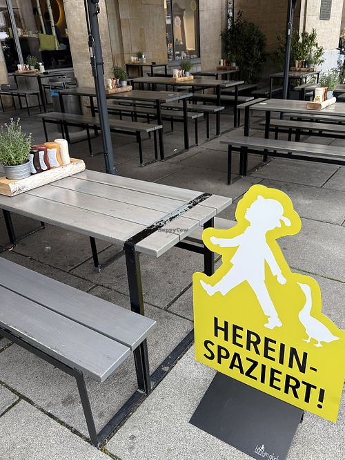 outside  at Hans im Glück in Dresden