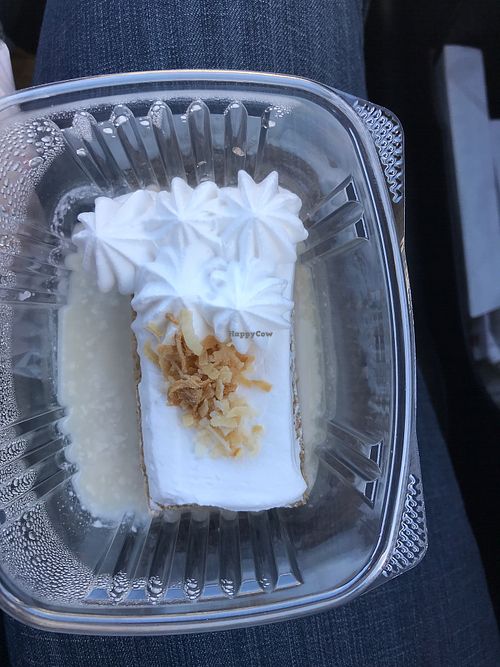 Vegan tres luche cake at  Panaderia Cafe Oaxaca in Clovis