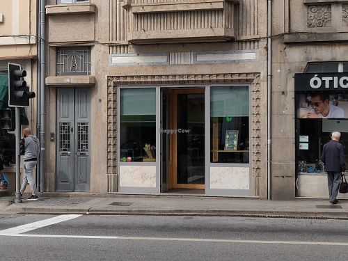 Outside at O Macrobiotico in Porto