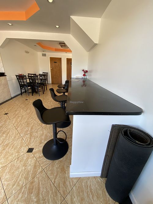 Counter seating  at New Asia Restaurant in West Hartford