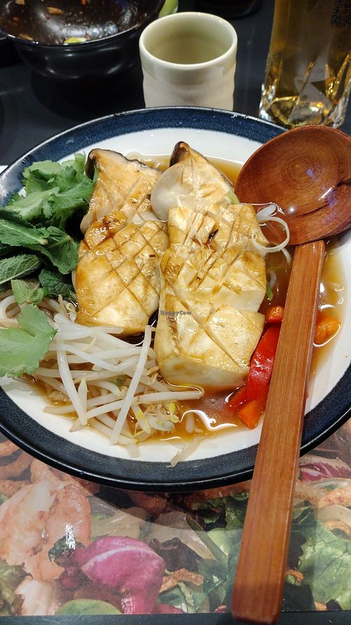 King Oyster Mushroom Pho at Wagamama in Birmingham