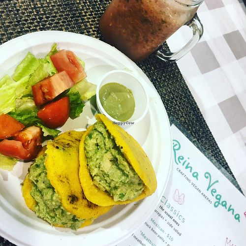 Reina Vegana Vegan Arepas at Reina Vegana in Hollywood