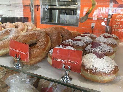 Vegan donuts  at Frena Bakery and Café - Soma in San Francisco