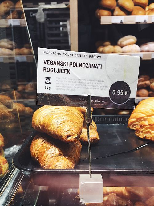 Vegan croissant. at Pekarna Pek Matjaz in Velenje