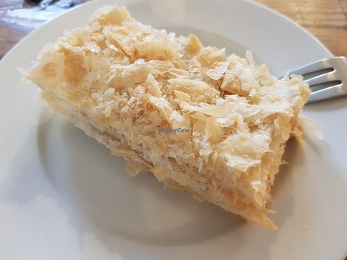 Napoleon cake - WONDERFUL! at Mazā Terapija in Riga