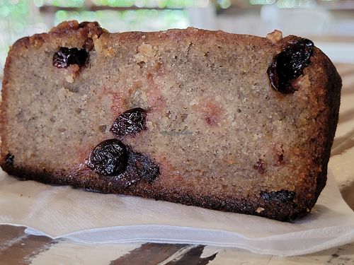 Vegan banana bread at Organi-K in Sayulita