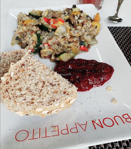 Vegetables with Buckwheat ♡ at Veganation in Antwerpen