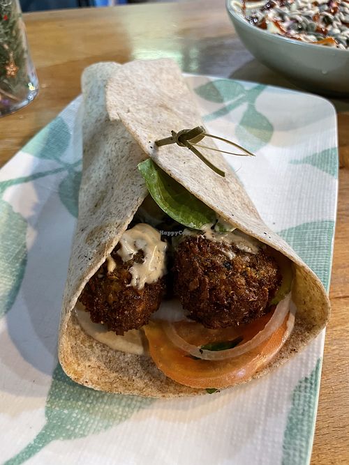 Falafel Wrap  at Vegan 365 Kitchen in Skopje