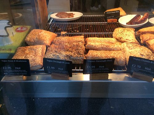 The vegan pastry range at Coughlans Bakery - High St in Croydon