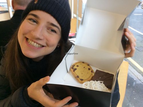Vegan cookie and cake happiness at Coughlans Bakery - High St in Croydon