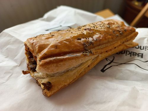 Mushroom roll at Coughlans Bakery - Forestdale in Croydon