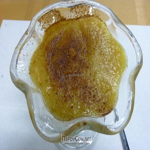 Apple compote with cinnamon at Garibolo in Bilbao