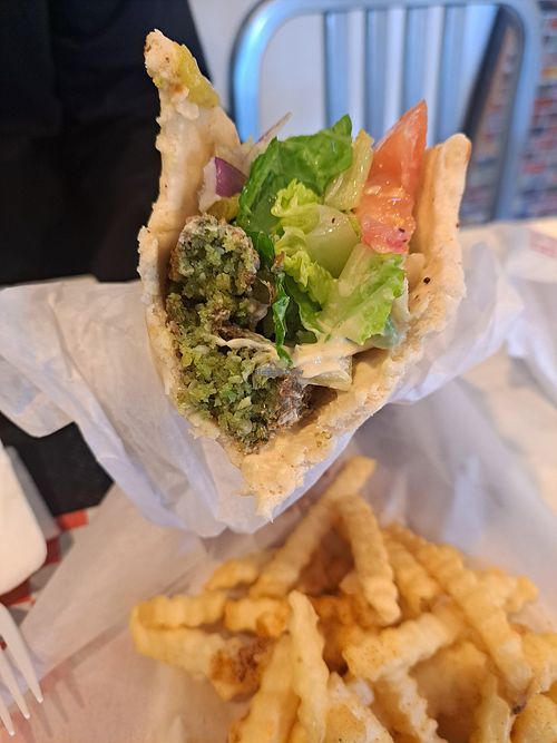 Mixed vegan sandwich at Organic Juice Bar & Gyros in Renton
