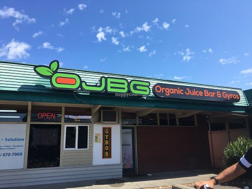 Outside restaurant  at Organic Juice Bar & Gyros in Renton