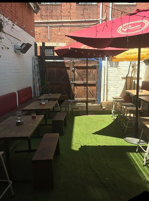 Back yard  at The Shady Lady in Fitzroy