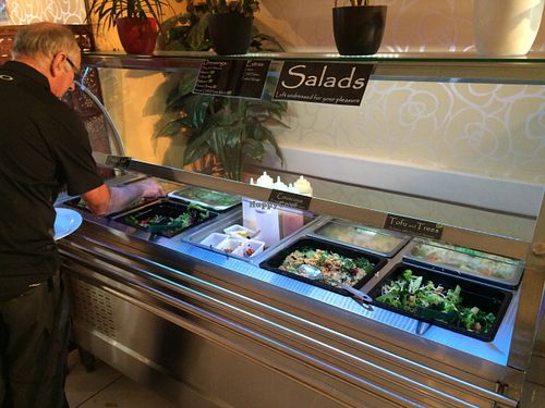 Several refreshing salads with lots of sauce / seasoning options. at Govindas - Surfers Paradise in Surfers Paradise