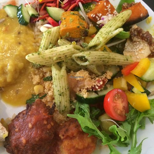 mostly the salad at Govindas - Surfers Paradise in Surfers Paradise