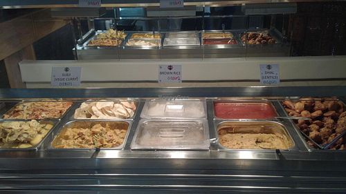 Delicious choices in the bain-marie at Govinda's at Govindas - Surfers Paradise in Surfers Paradise
