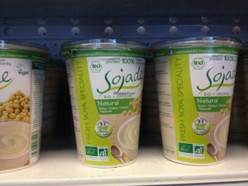 A lot of options in this vegan food store at Astrid och Aporna in Malmo