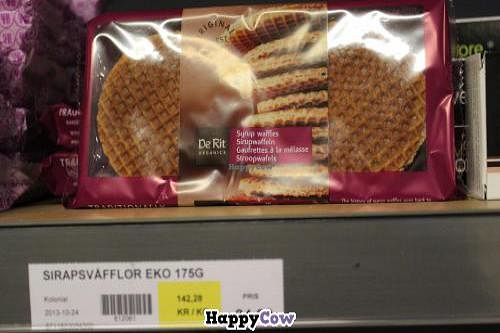 vegan Syrup waffles. So sweet and yummy at Astrid och Aporna in Malmo